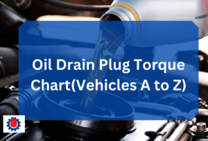 Oil Drain Plug Torque Chart