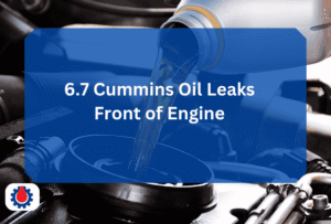 6.7 Cummins Oil Leaks Front of Engine