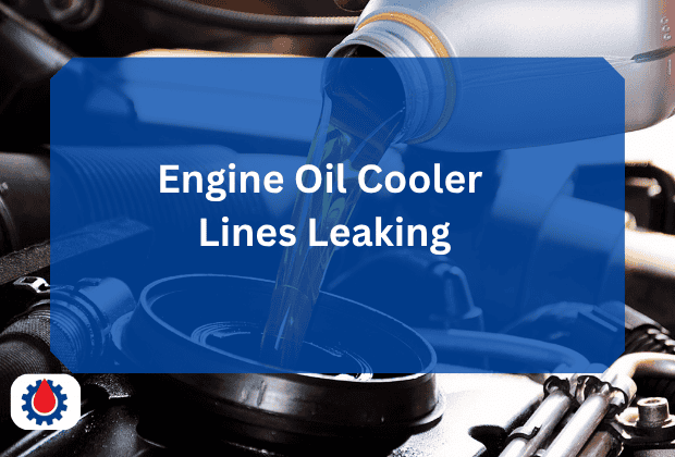 Engine Oil Cooler Lines Leaking