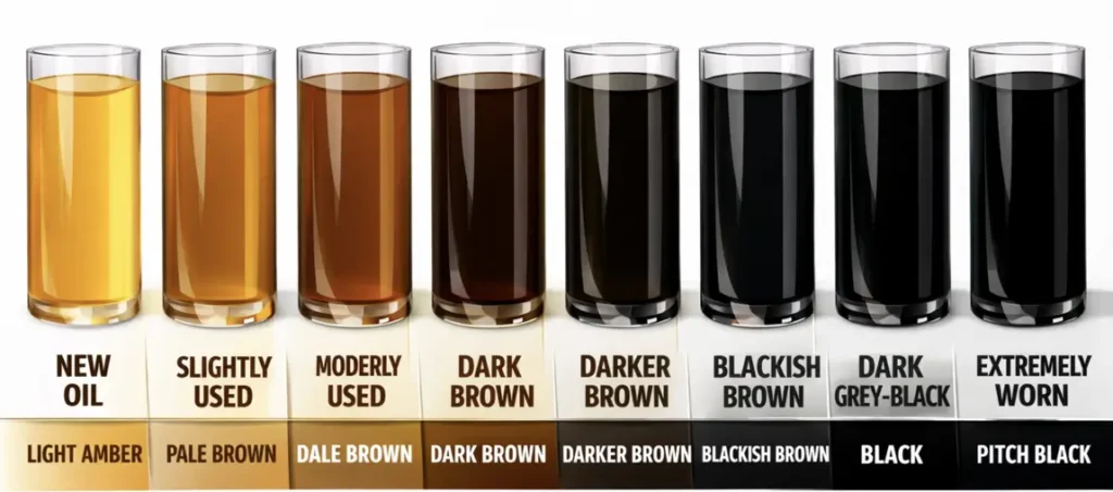 Diesel Engine Oil Color 