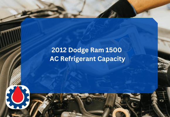 2012 Dodge Ram 1500 AC Refrigerant Capacity